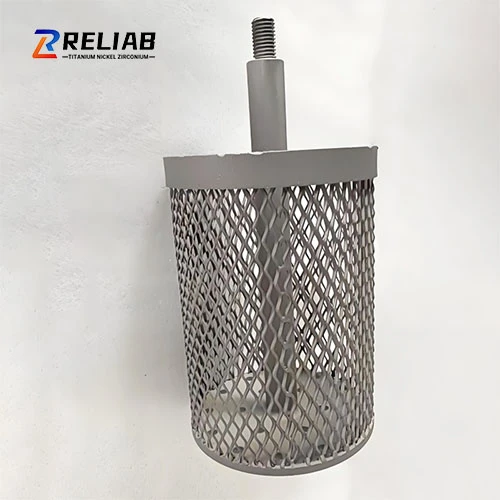 High quality Pure Titanium Anode Basket High quality Pure Titanium Anode Basket