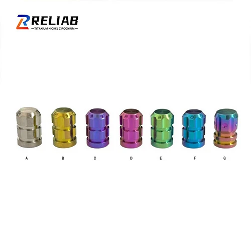Titanium Valve Core Caps Titanium Valve Core Caps