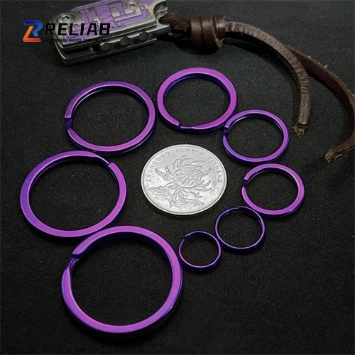 Titanium Alloy Edc Keychain Key Ring Titanium Alloy Edc Keychain Key Ring