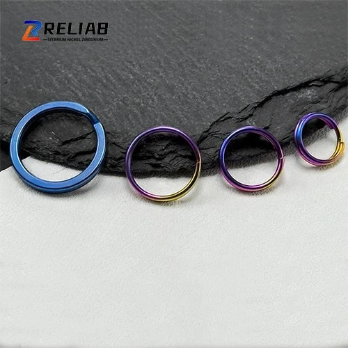 Titanium Alloy Edc Keychain Key Ring supplier Titanium Alloy Edc Keychain Key Ring supplier