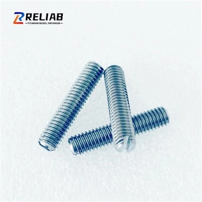 Slotted Nickel Threaded Rod Studs