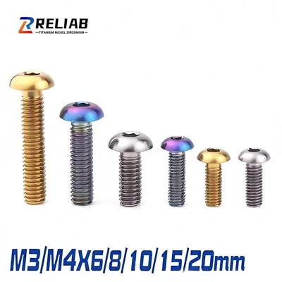 TI6AL4V Titanium Alloy Pan Head Bolts