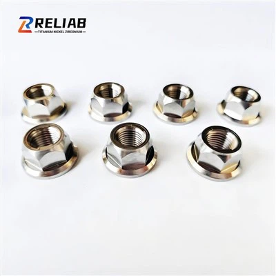 Titanium Hex Nylon Lock Nuts