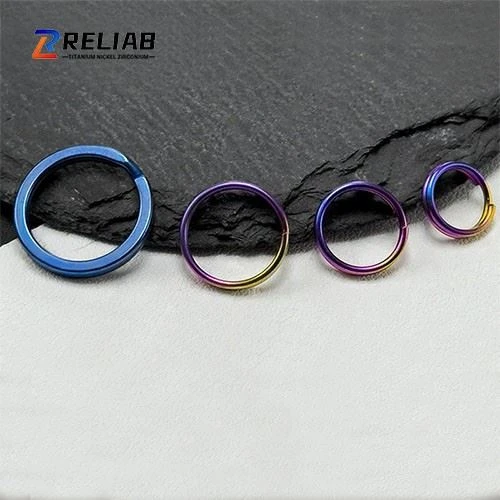 Titanium Alloy Edc Keychain Key Ring suppliers