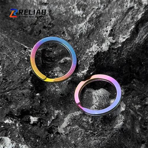 Titanium Alloy Edc Keychain Key Ring