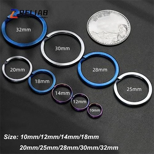 Titanium Alloy Edc Keychain Key Ring suppliers