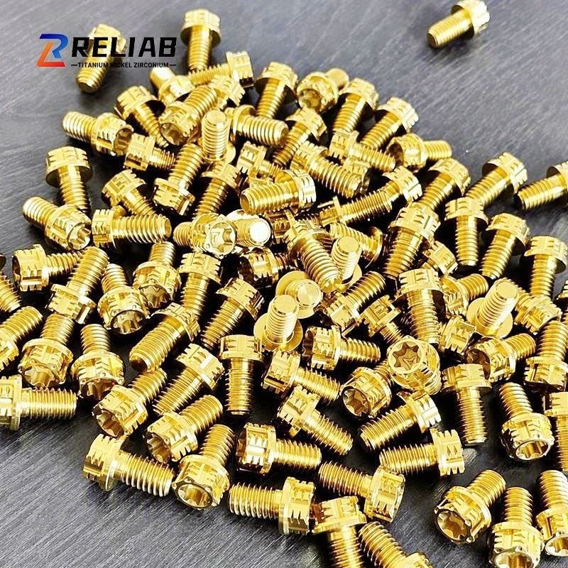 Titanium Alloy Motorcycle Oil Cap Screws M12