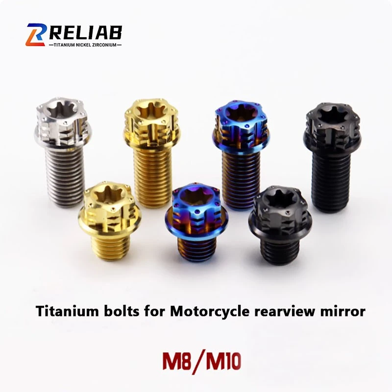 Titanium Bolts For Motorcycle Rearview Mirror M8