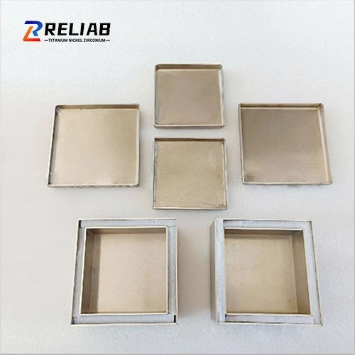Welded Nickel Rectangular Crucible high quality